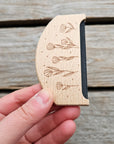 Wooden Fabric Shaver - Knitwear Comb