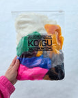 100% Merino wool roving - 100g mixed bag