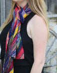 Dance Club Scarf download pattern
