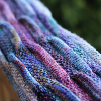 Silent Purple Scarf