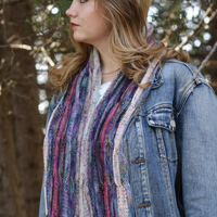 Silent Purple Scarf