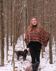 Tyne Garter-Striped Poncho - download