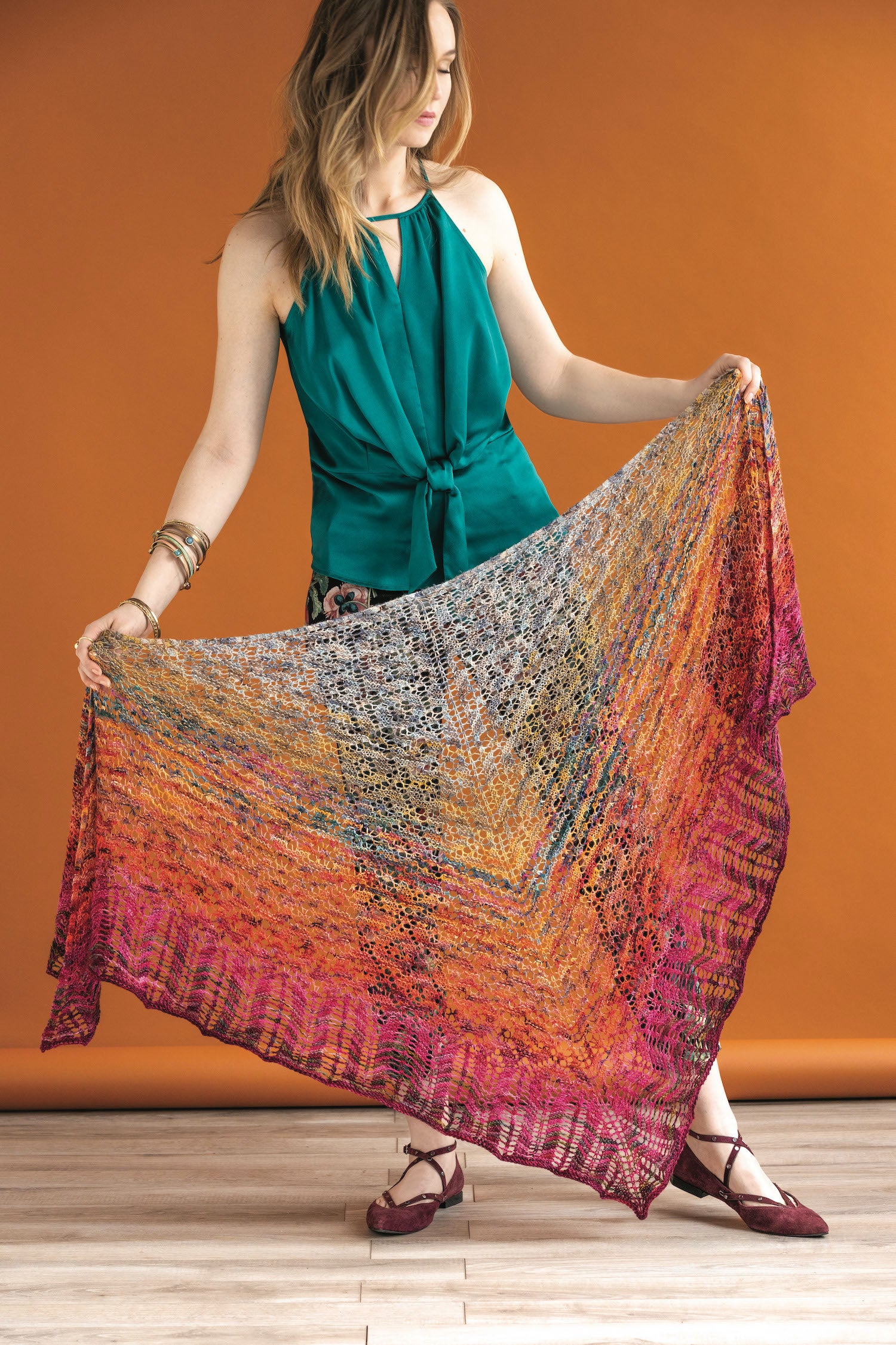 DEPARTURE Shawl by Anne Jones