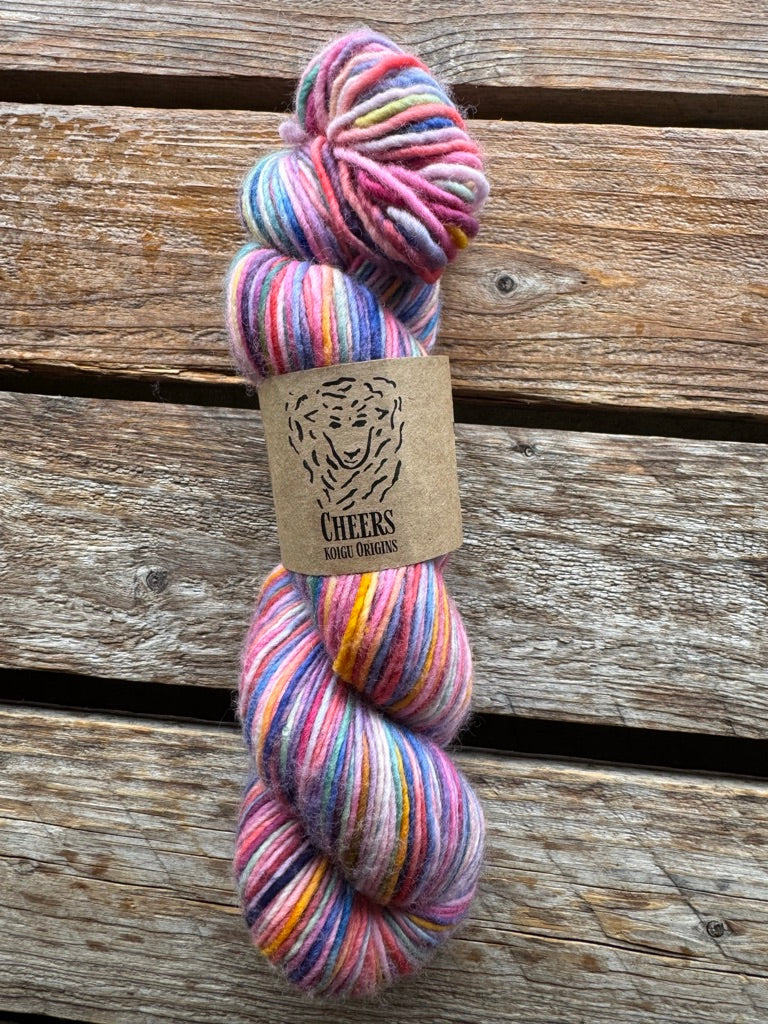 SINGLE Skeins - Cheers single Merino/ lincoln SALE