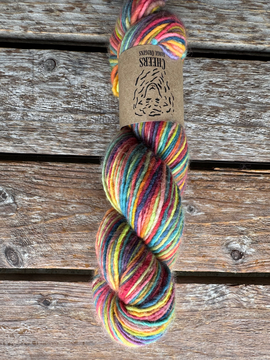SINGLE Skeins - Cheers single Merino/ lincoln SALE