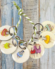 Sheep in Sweaters Stitch Markers (set of 6) KN06