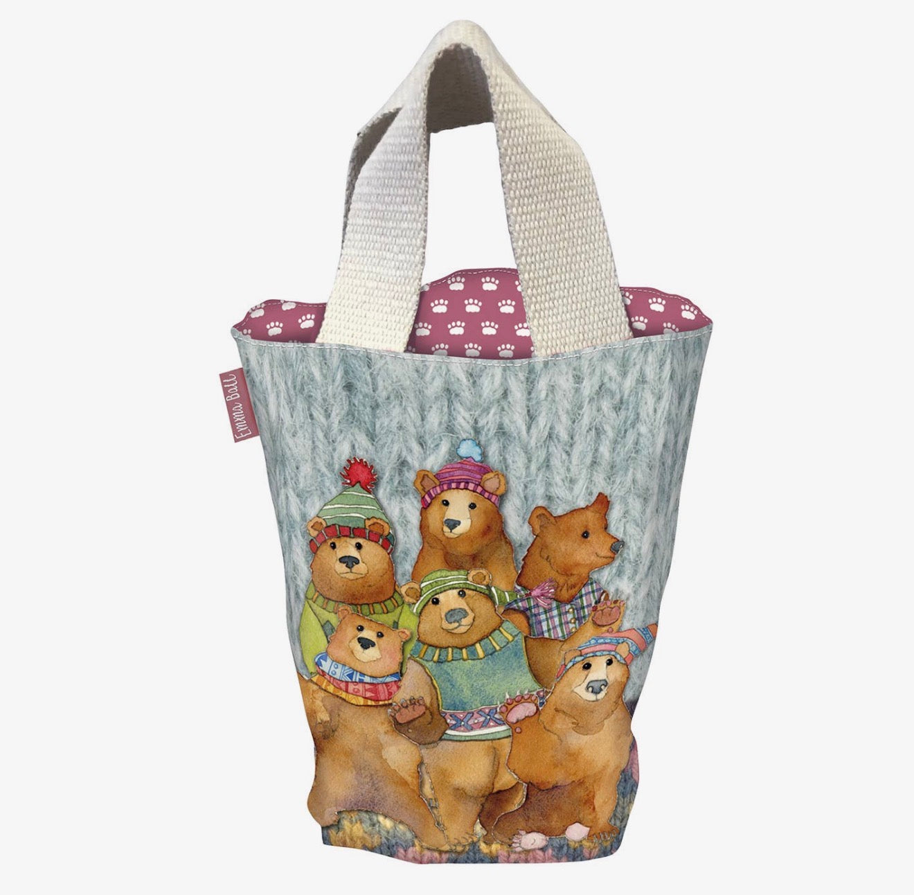 Woolly Bears small Bucket Bag