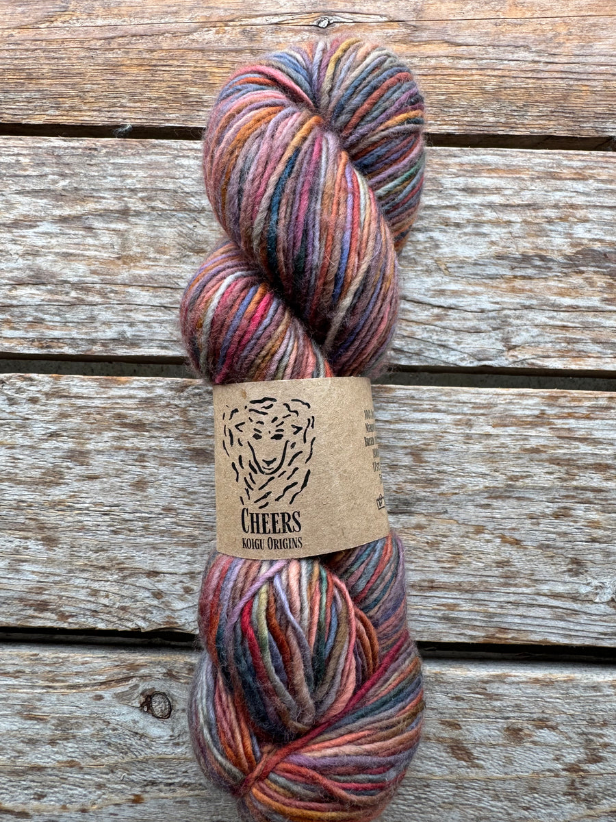 SINGLE Skeins - Cheers single Merino/ lincoln SALE
