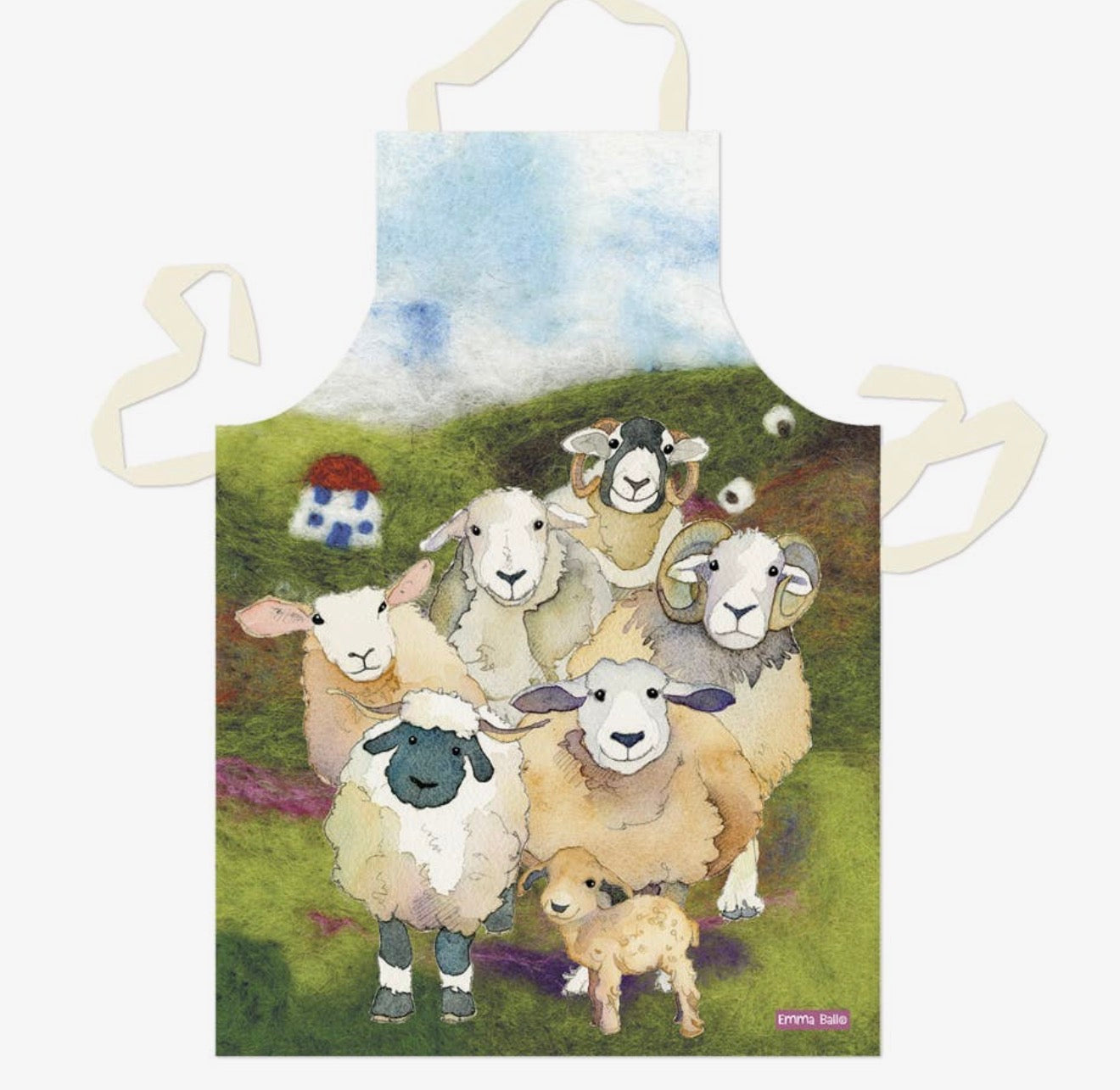Felted Sheep Apron