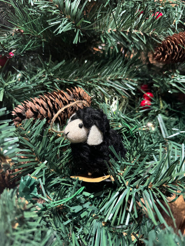 Mini Fluffy Sheep Ornament