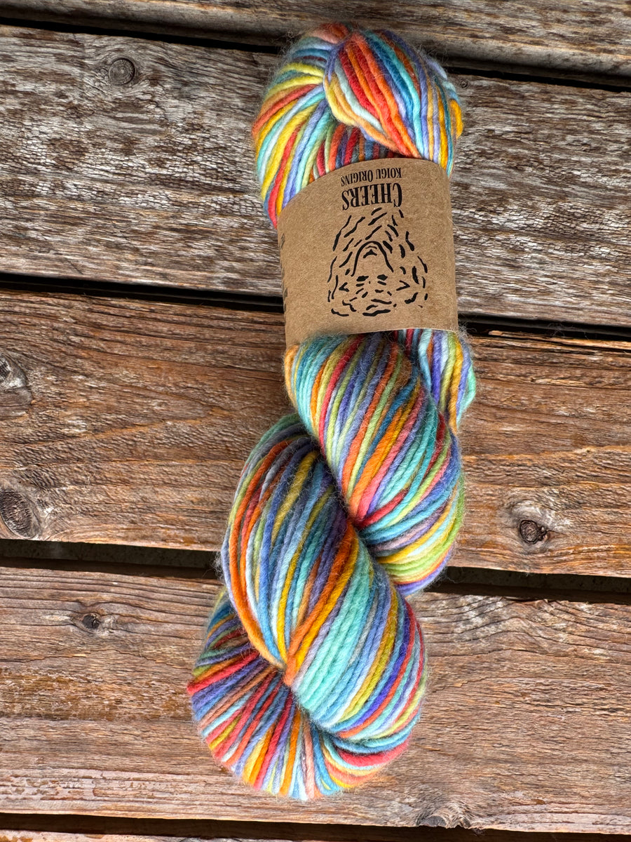 SINGLE Skeins - Cheers single Merino/ lincoln SALE