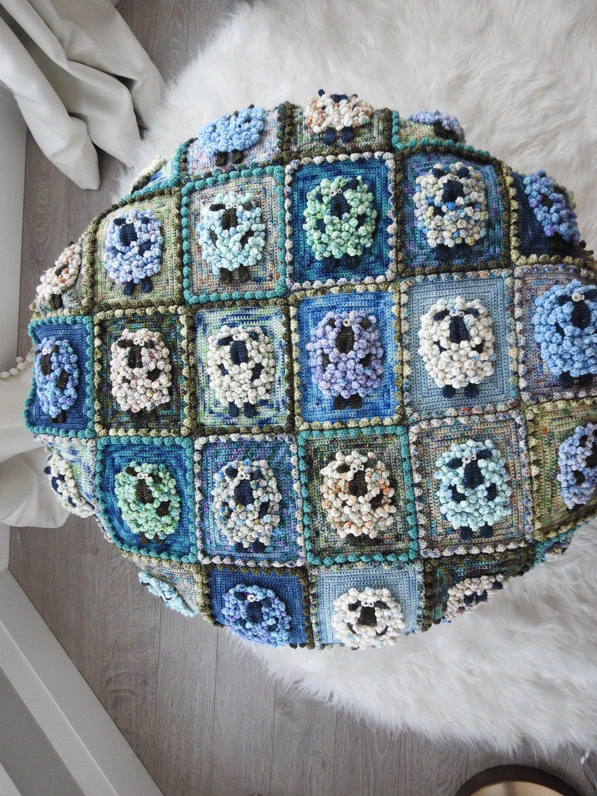 Baa Baa Sheep Blanket Kits - Pay as you crochet!