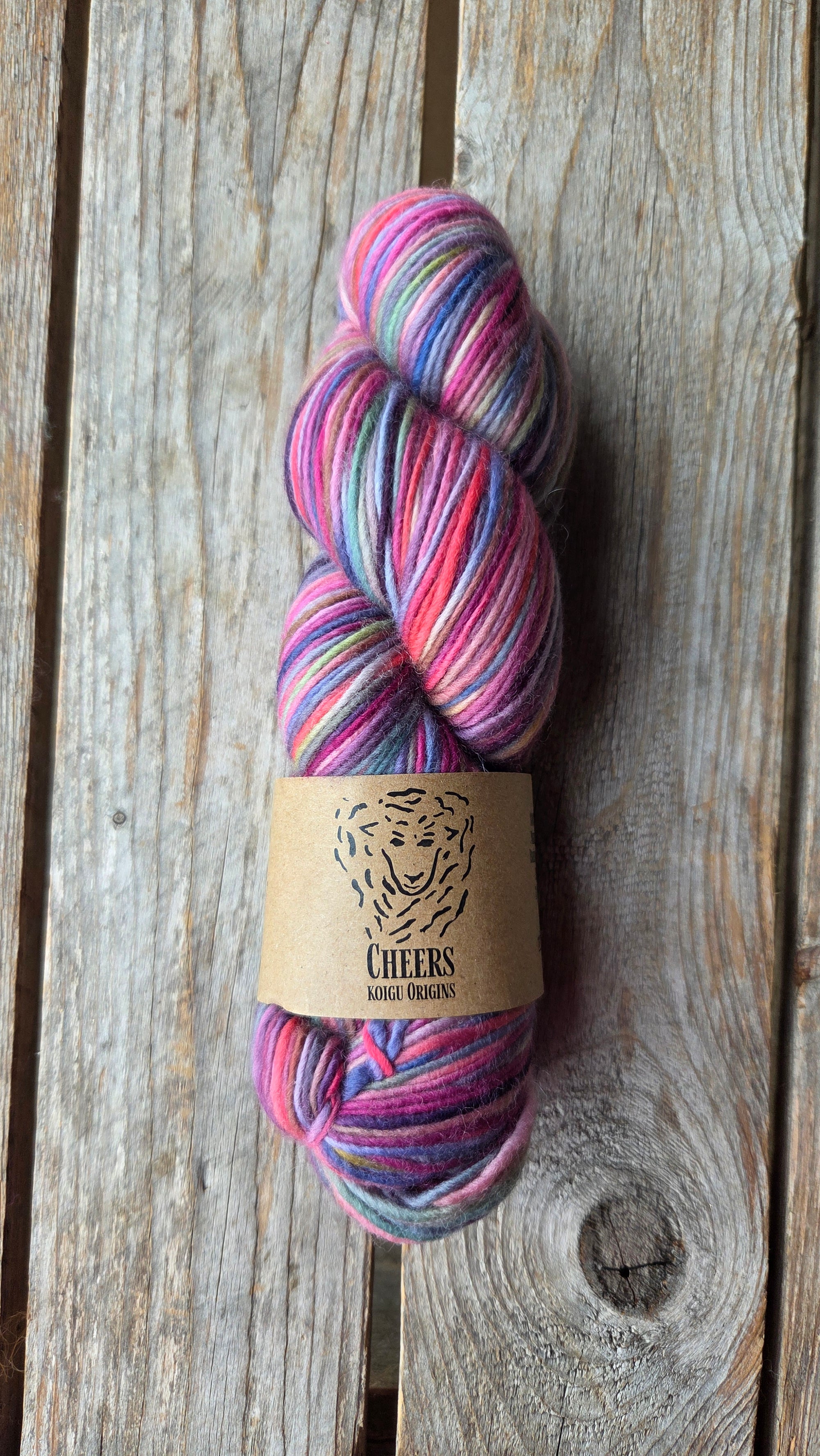 SINGLE Skeins - Cheers single Merino/ lincoln SALE