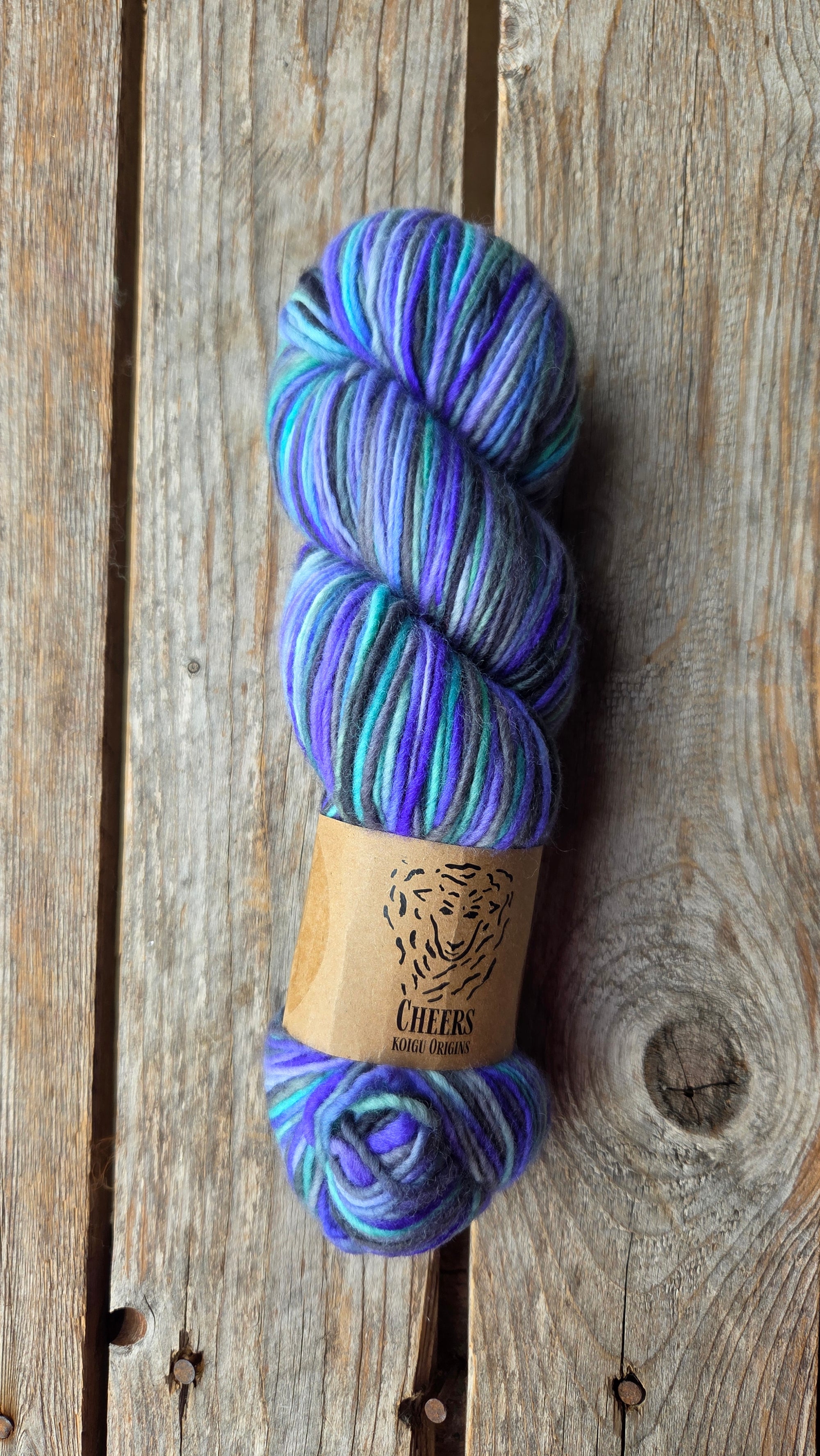 SINGLE Skeins - Cheers single Merino/ lincoln SALE
