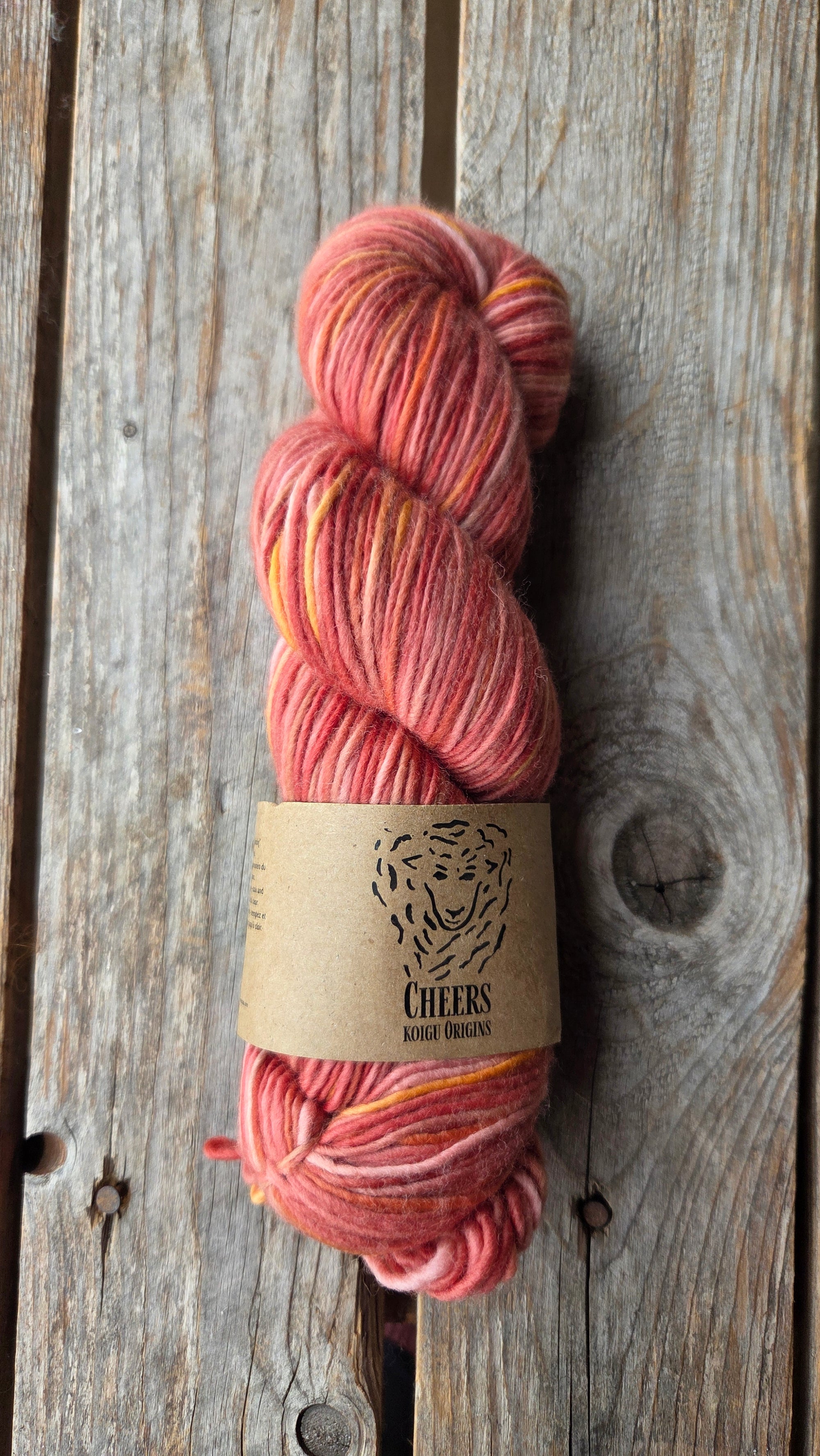 SINGLE Skeins - Cheers single Merino/ lincoln SALE