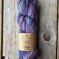 SINGLE Skeins - Cheers single Merino/ lincoln SALE