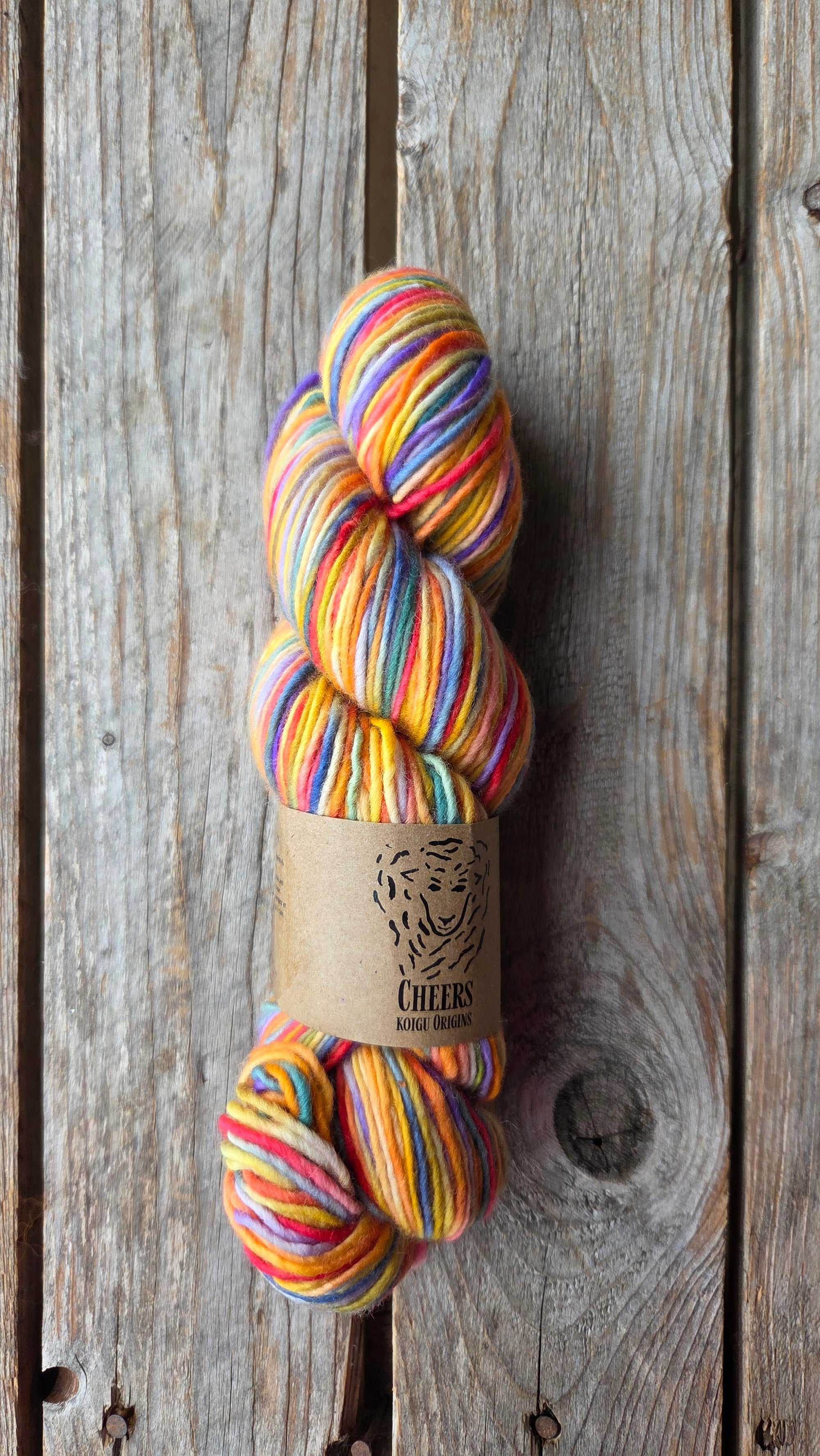 SINGLE Skeins - Cheers single Merino/ lincoln SALE