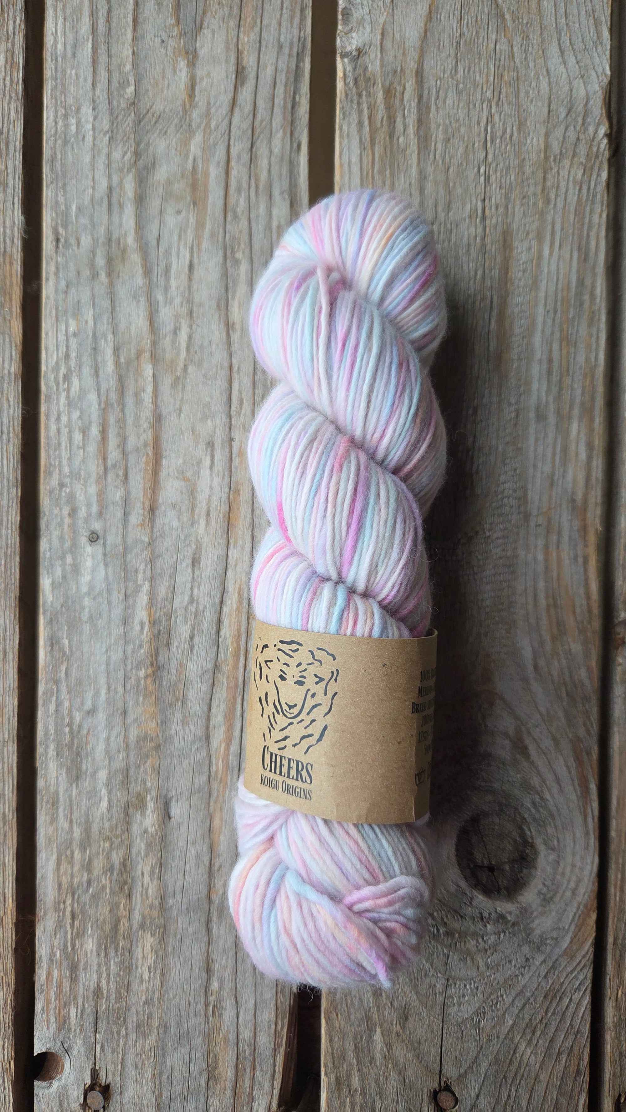 SINGLE Skeins - Cheers single Merino/ lincoln SALE