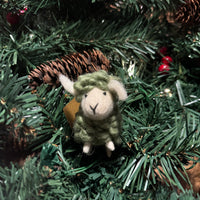 Mini Fluffy Sheep Ornament