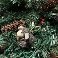 Mini Fluffy Sheep Ornament