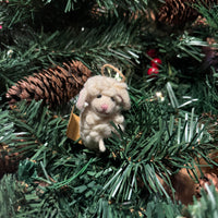 Mini Fluffy Sheep Ornament