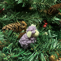 Mini Fluffy Sheep Ornament