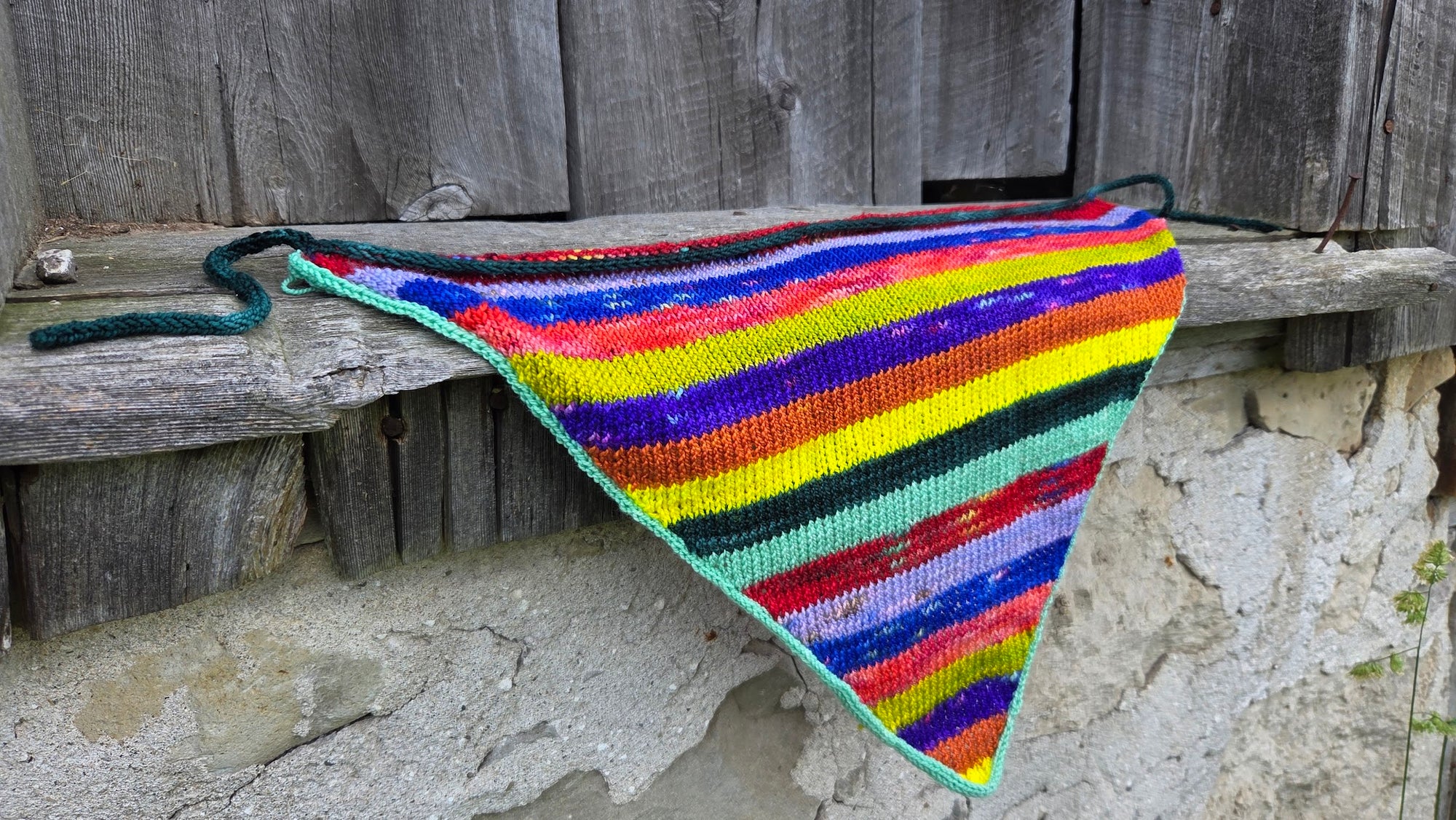 World Cup Colourflow Kerchief - PDF Pattern