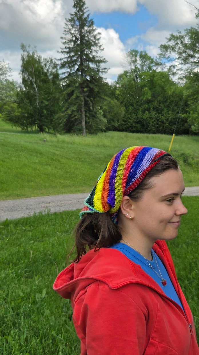 World Cup Colourflow Kerchief - PDF Pattern