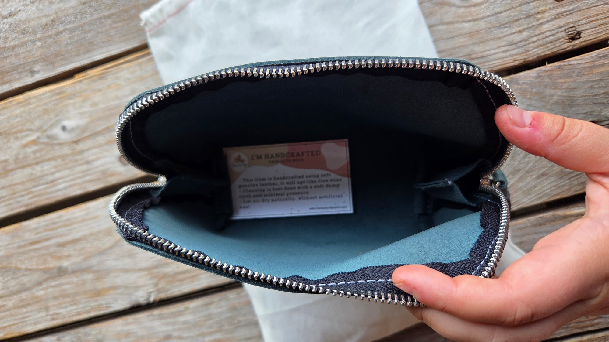 Zippered Thread &amp; Maple Pouch