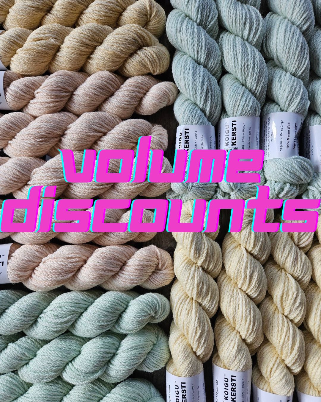 Kersti DK Merino Semi - Solids extra volume discount- Limited Availability