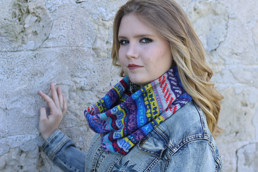 Fair Isle Mobius / Kaleidoscope Cowl Kit