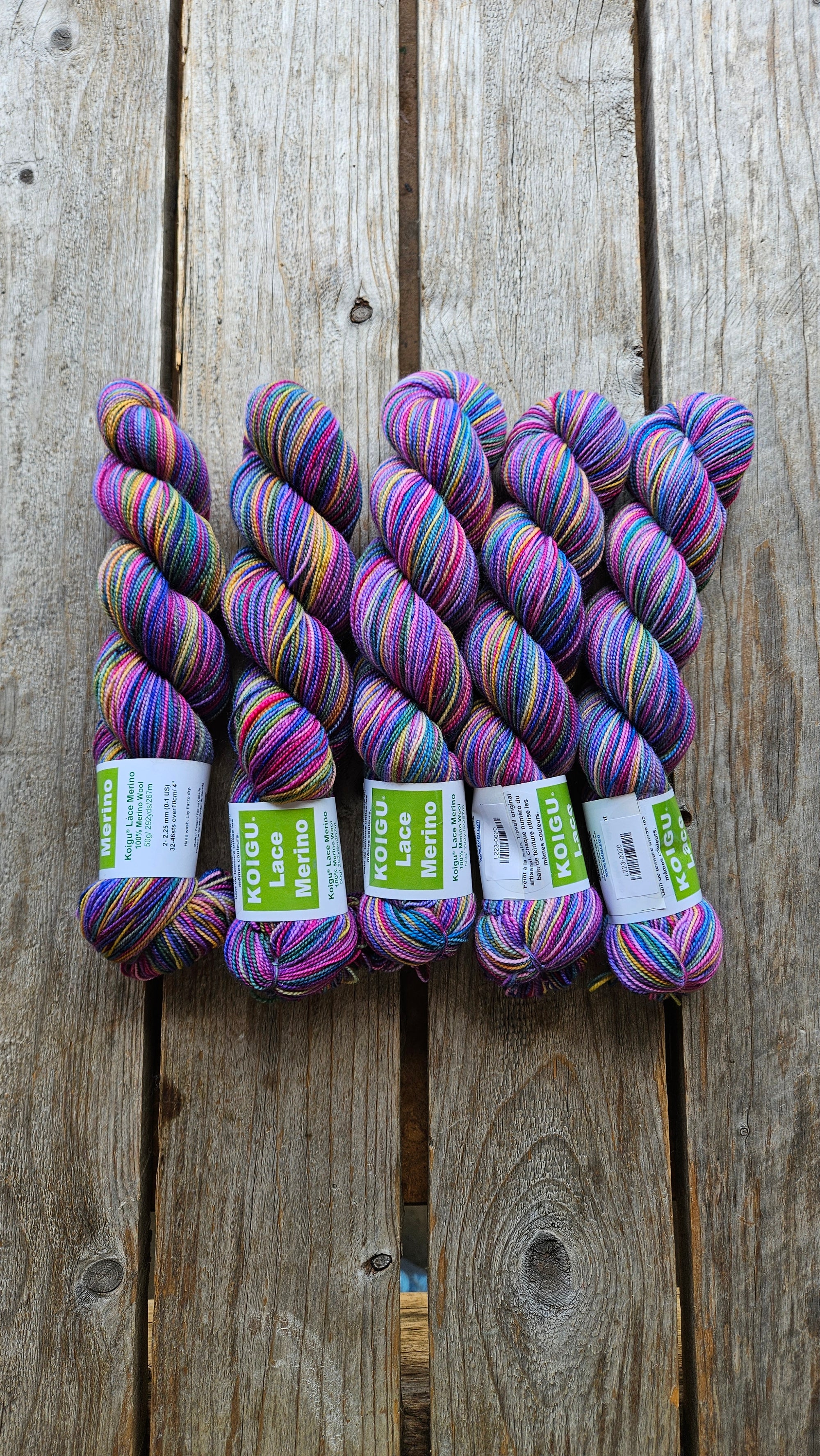 Lace skeins -100% Merino SALE