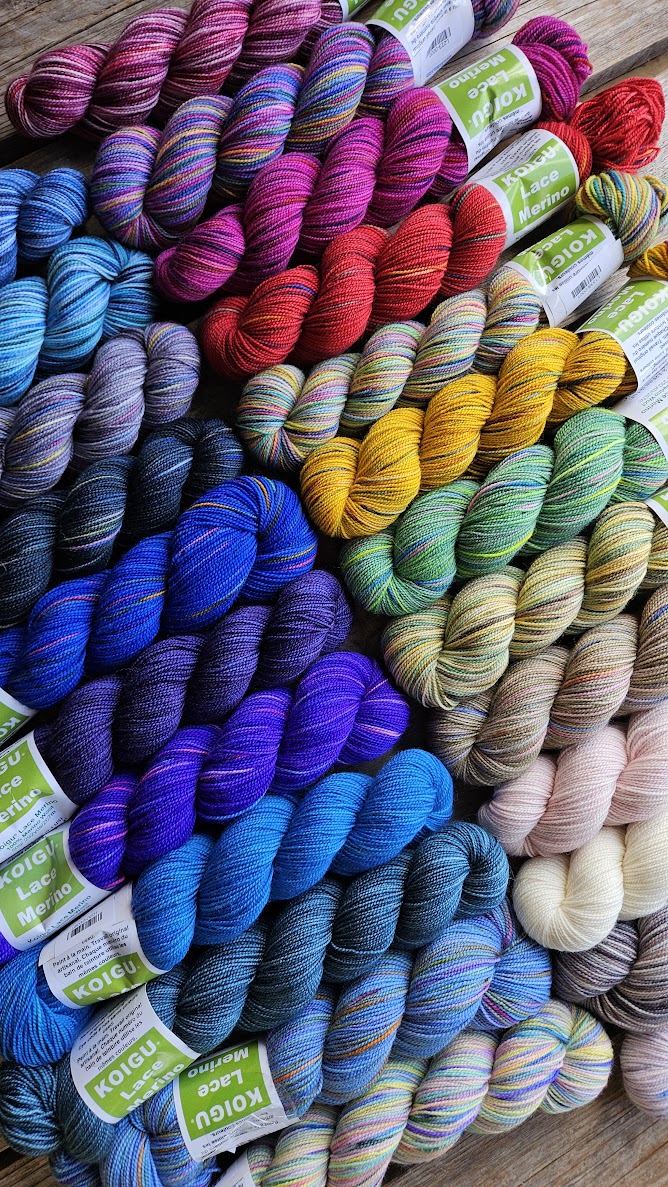 Lace skeins -100% Merino SALE