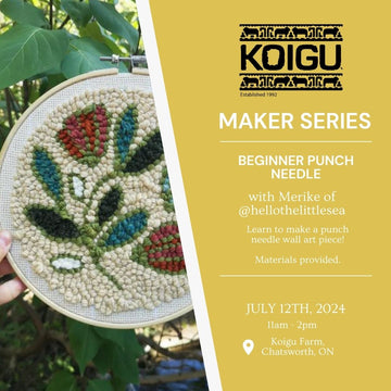MAKER SERIES: Punch Needle - July 12th