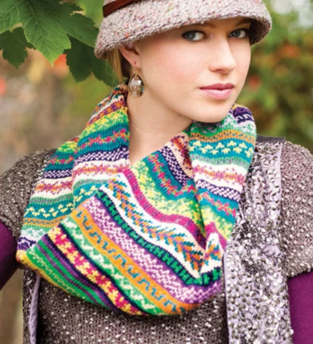 Fair Isle Mobius / Kaleidoscope Cowl Kit