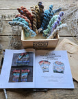 Holiday Wooden Gift Box - Hat, Mitts, Cowl Set