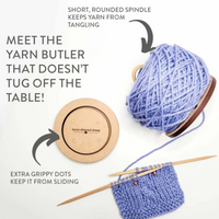 Yarn to Go Carousel - Wooden Yarn Butler