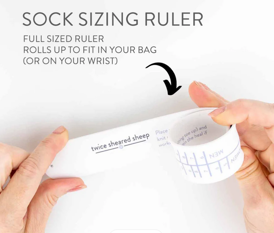 Travel Sock Ruler