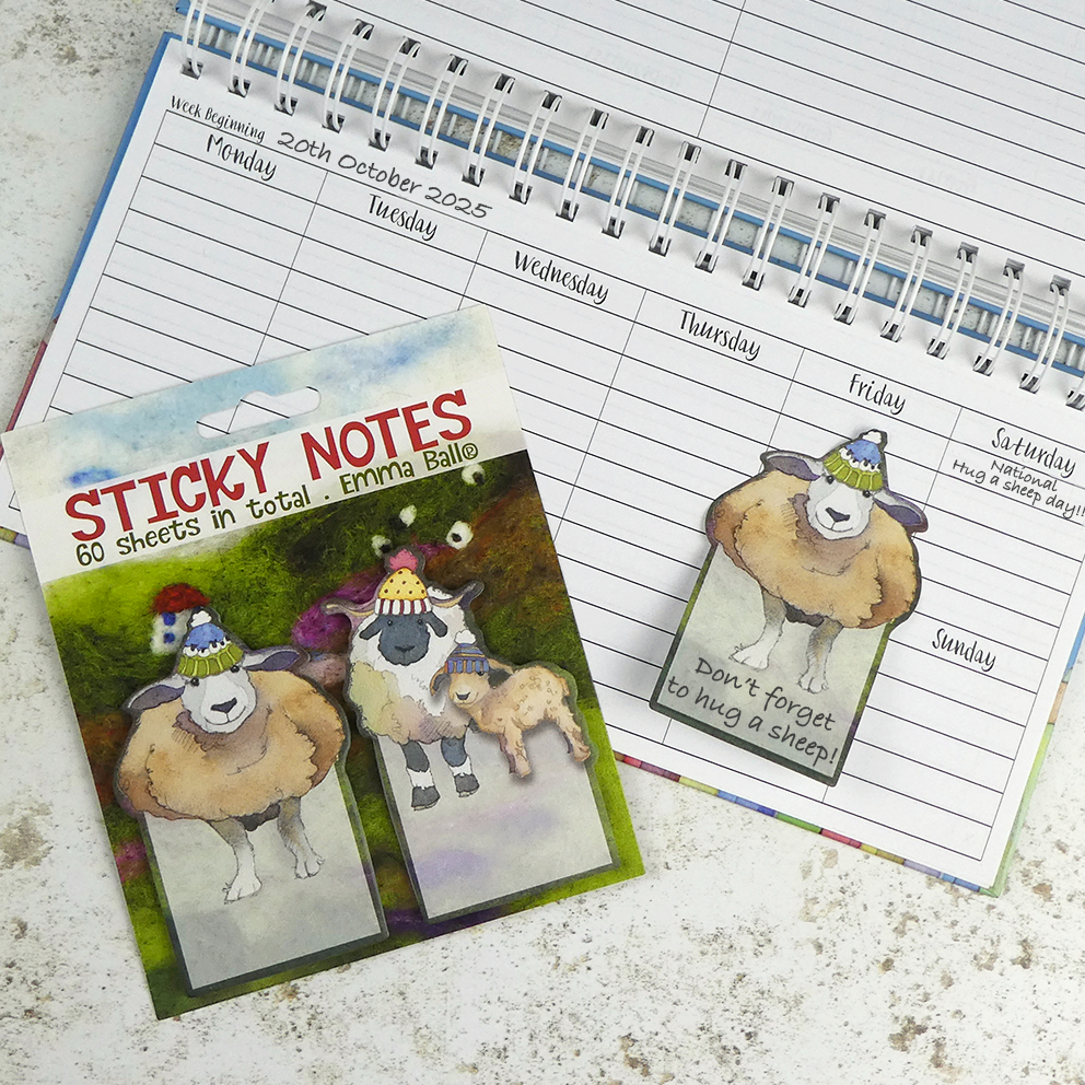 Happy Sheep Sticky Notes
