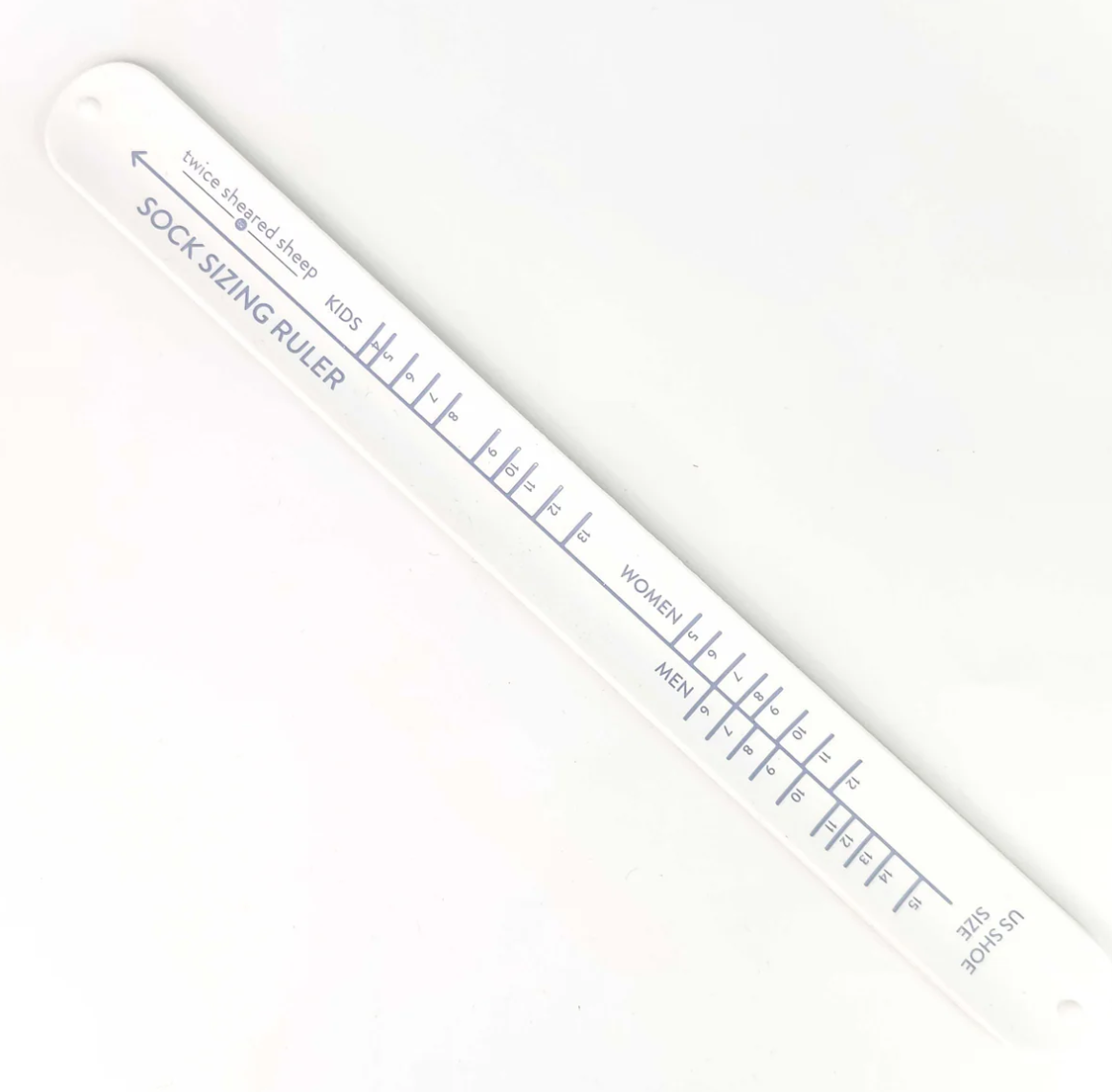 Travel Sock Ruler