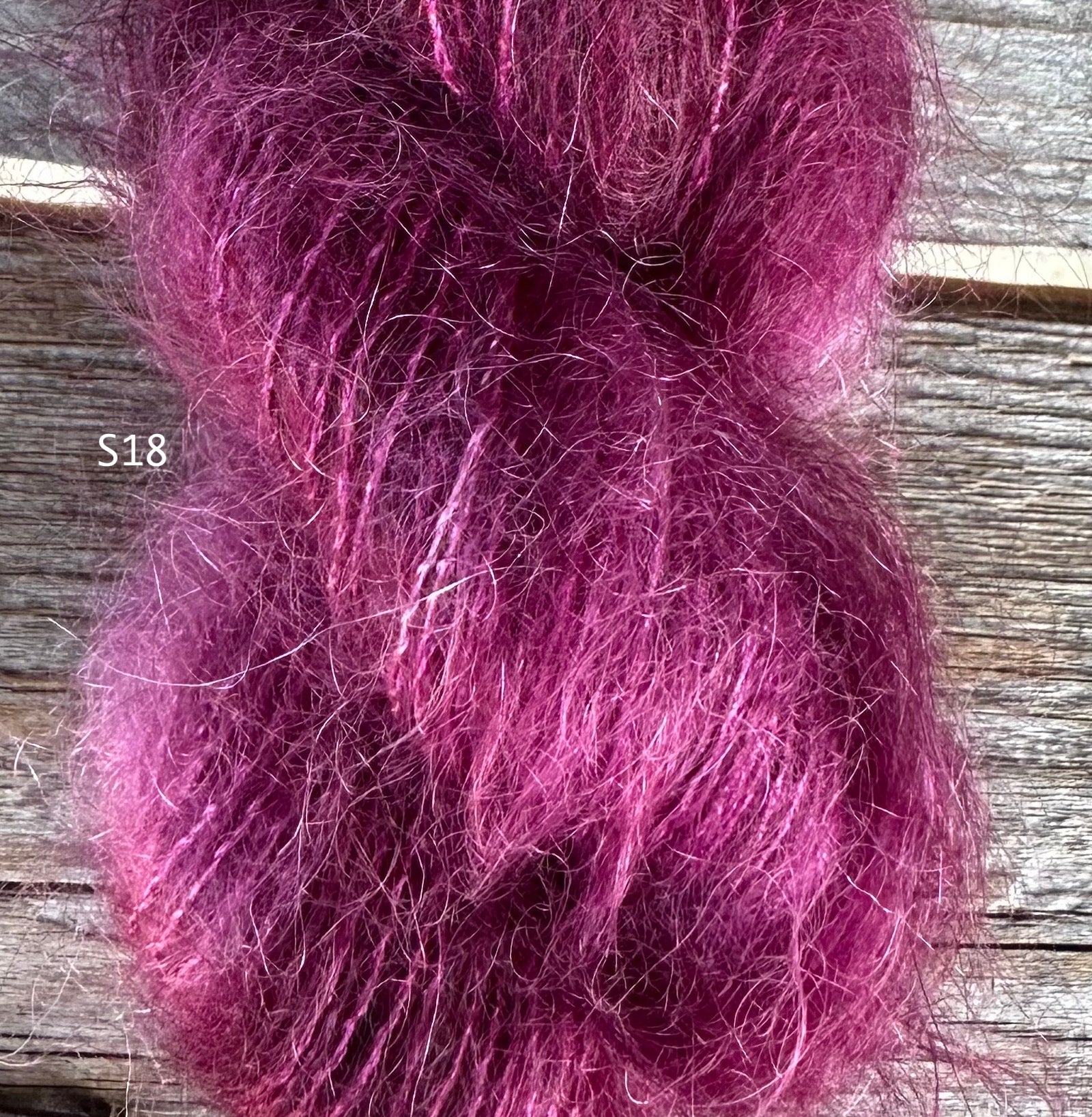 小物 Kid mohair stole / The Clesste Eye of the Cat No. 4 on Float Your Goat - 72/28 Brushed Kid