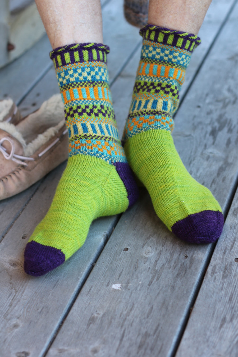 Warm Up with Colour Socks PDF Pattern