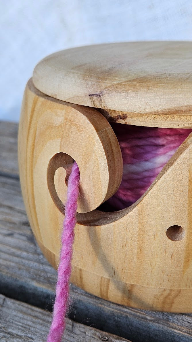 Wooden Yarn Bowl