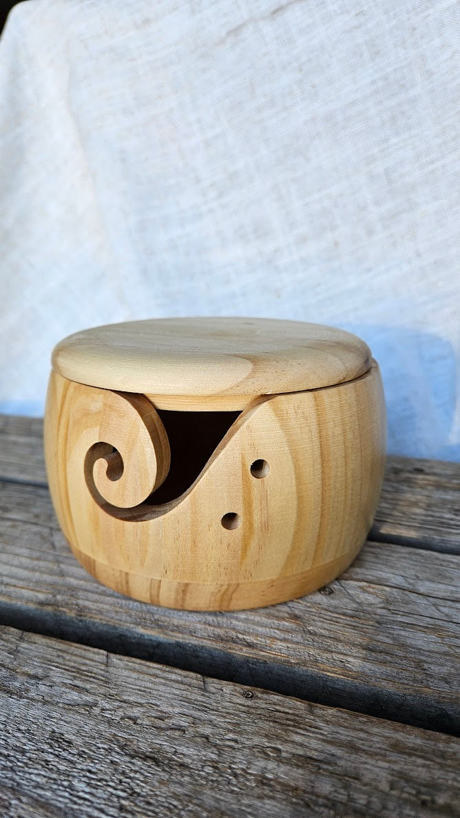 Wooden Yarn Bowl