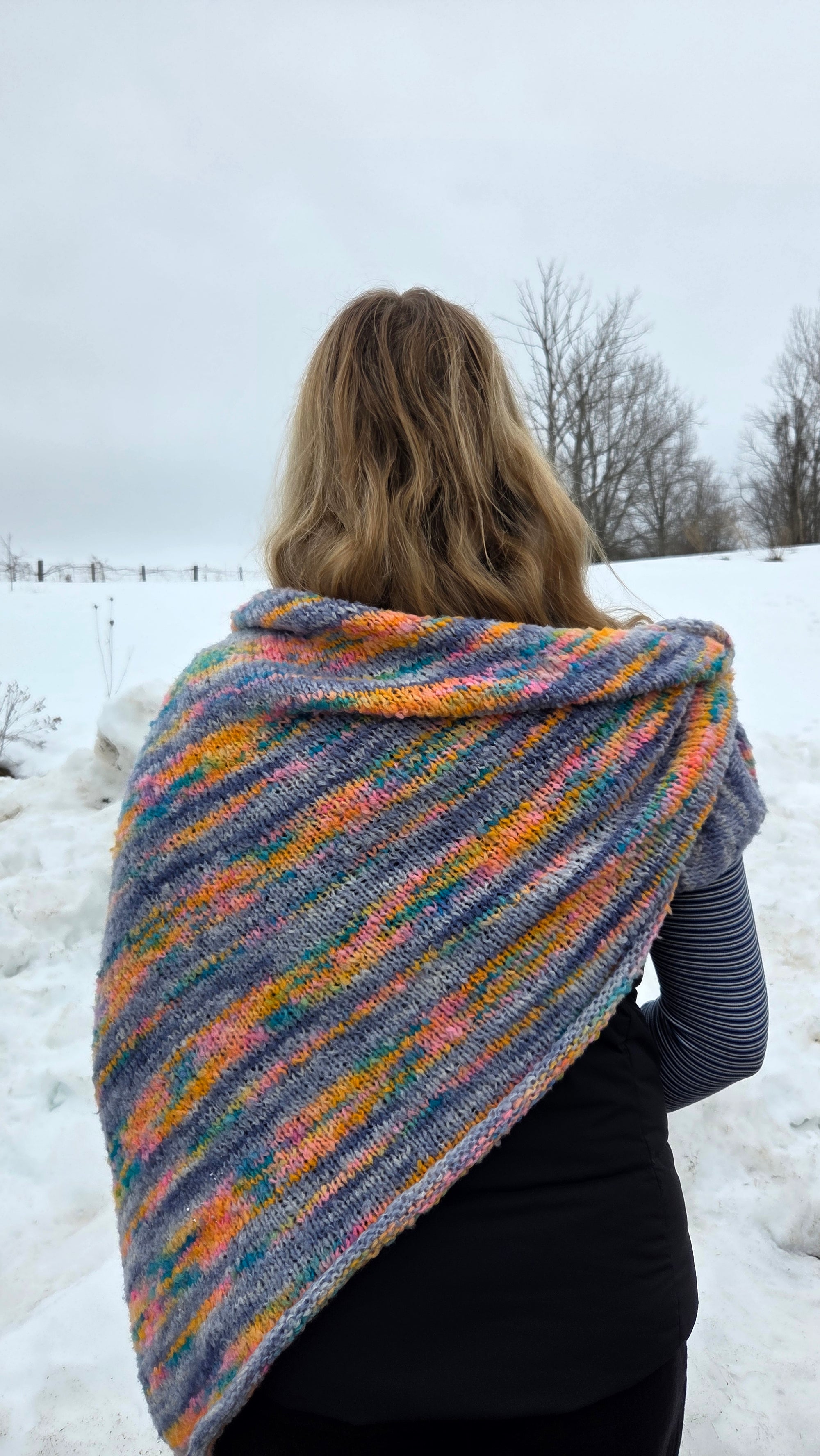 Zsa Zsa Shawl - PDF Pattern