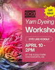 Yarn Dyeing Workshop - April 10th 2pm
