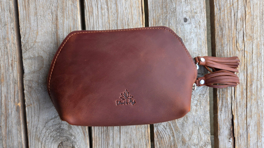 Zippered Thread & Maple Pouch