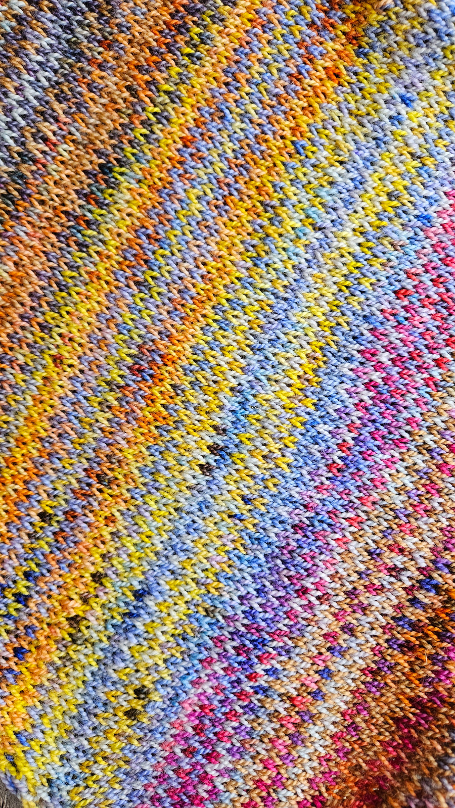 Colour Cocktail Shawl PDF pattern