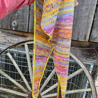 Colour Cocktail Shawl PDF pattern