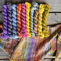 Colour Cocktail Shawl PDF pattern